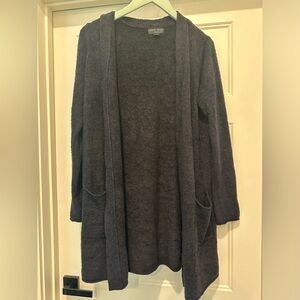 Barefoot dream cozy chic cardigan sweater dark grey size medium